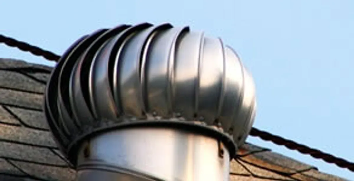 attic fan installation services with professionally installed roof ventilation unit in Escondido, CA
